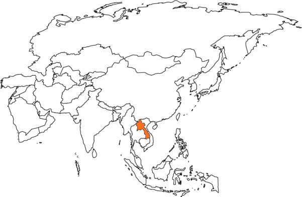 LAO map